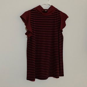 LOFT Striped Sleeveless Top M